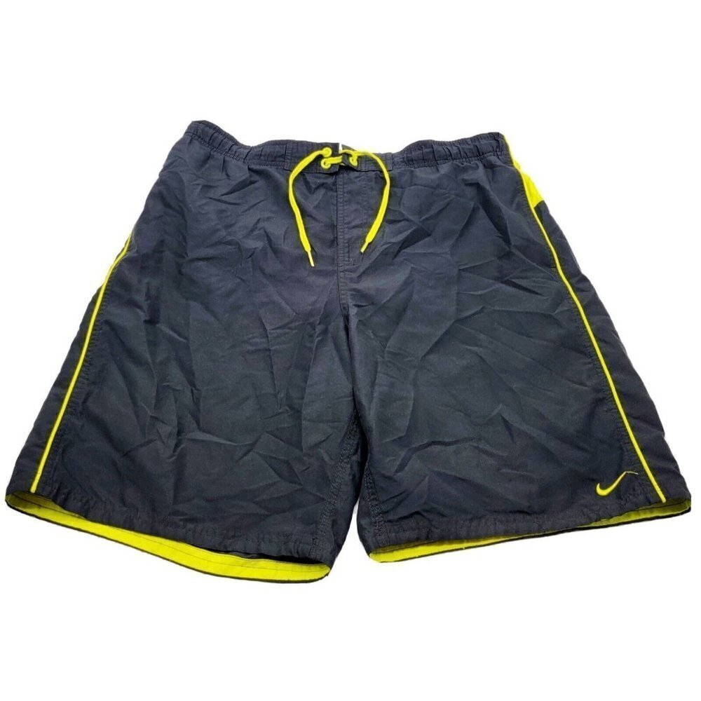 Nike Shorts Mens L Black Drawstring  black diverge Swim